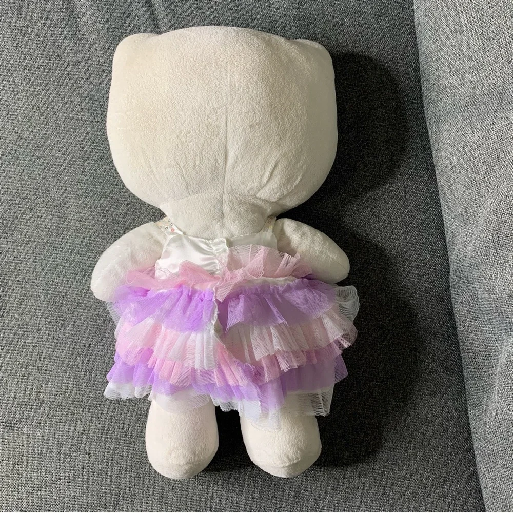 Hello Kitty by Sanrio Build a Bear Plush w/ Pastel Ruffle Dress No Bow